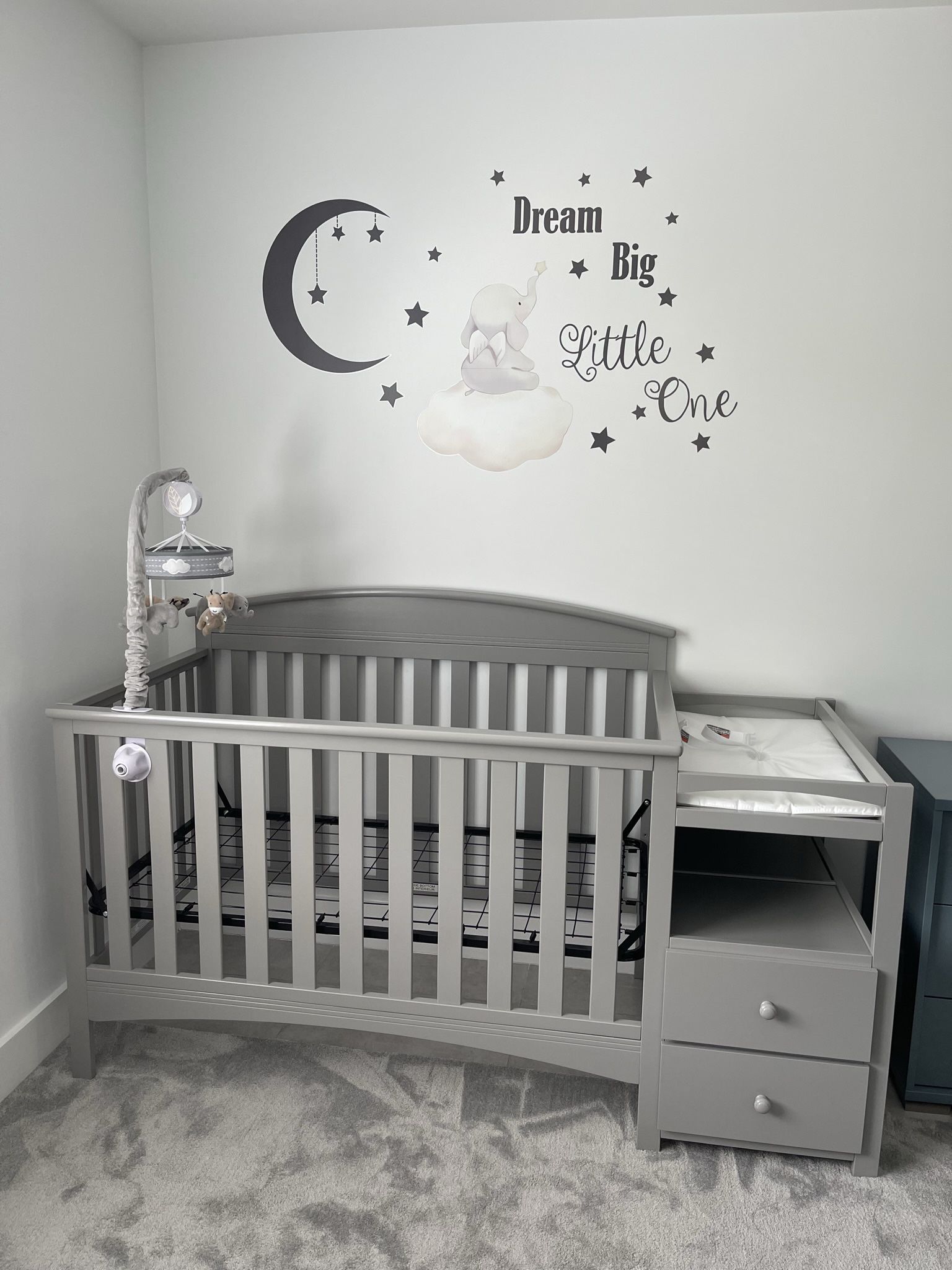 Delta Children Abby Convertible Crib and Changer, Grey + Graco Crib Mattress,All Products : American Fashion Style Bags On Sale