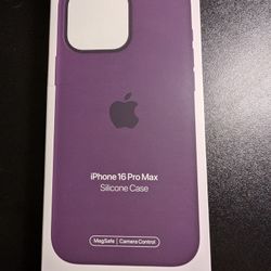 Apple silicone case for iPhone 16 Pro Max
