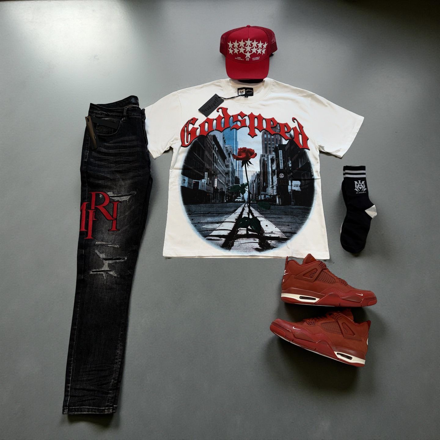 Godspeed Shirt Amiri Jeans (read Description)!!