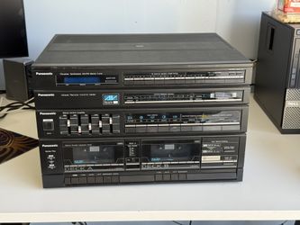 🔥 Vintage Panasonic Stereo Stack System – Fully Working w/ Remote 🔥