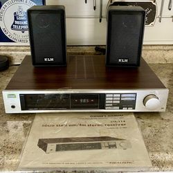 Realistic Stereo Receiver With KLH Speakers