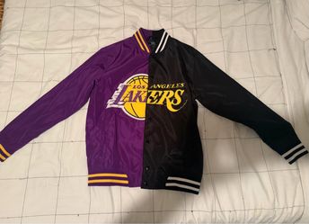 NWT Young and Reckless Split Satin Lakers Jacket