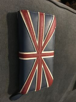 Wallet England flag design