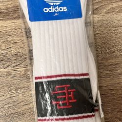 Eric Emanuel EE Socks White/Black/Power Red
