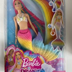 Barbie Dreamtopia Rainbow Magic Mermaid Doll Toy, Water-Activated Color Changes