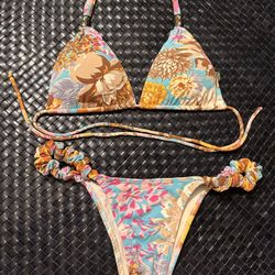 Brazilian Swimsuit Set Bikini Top And Bikini Bottom 