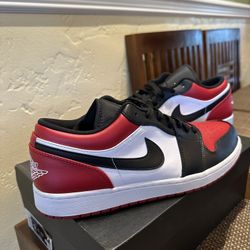 Jordan 1 Low “Bred Toe”
