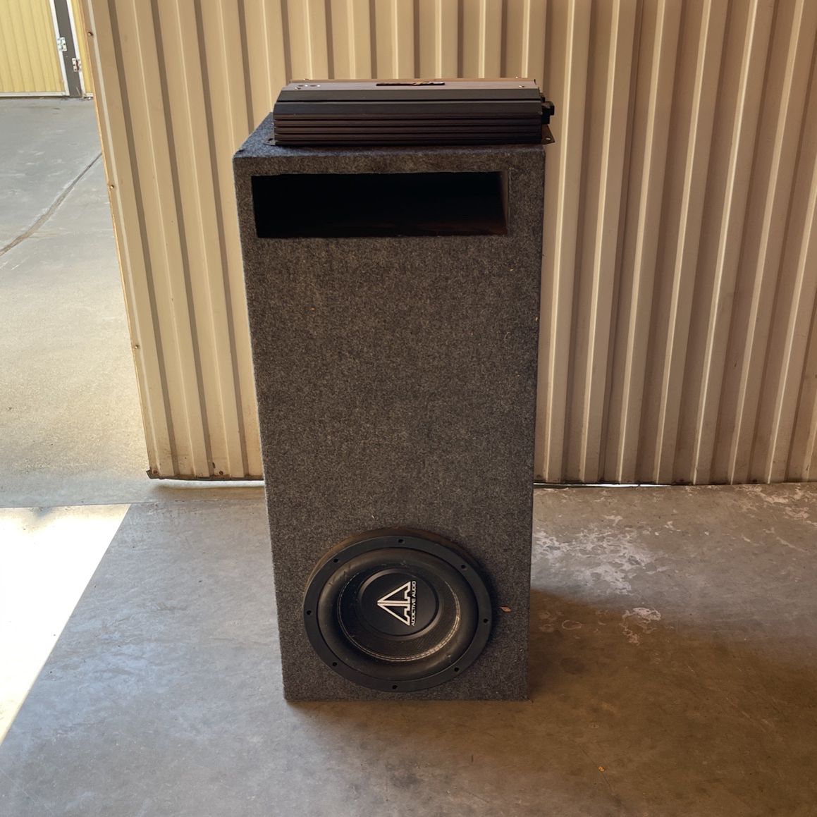 Subwoofer With Amp