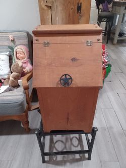 Vintage potato bin
