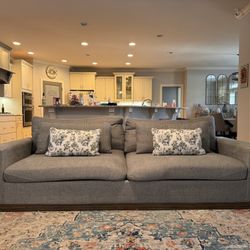 Luxury Couch w/ Feather Cushions