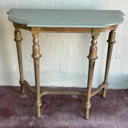 Refinished Vintage Console Table