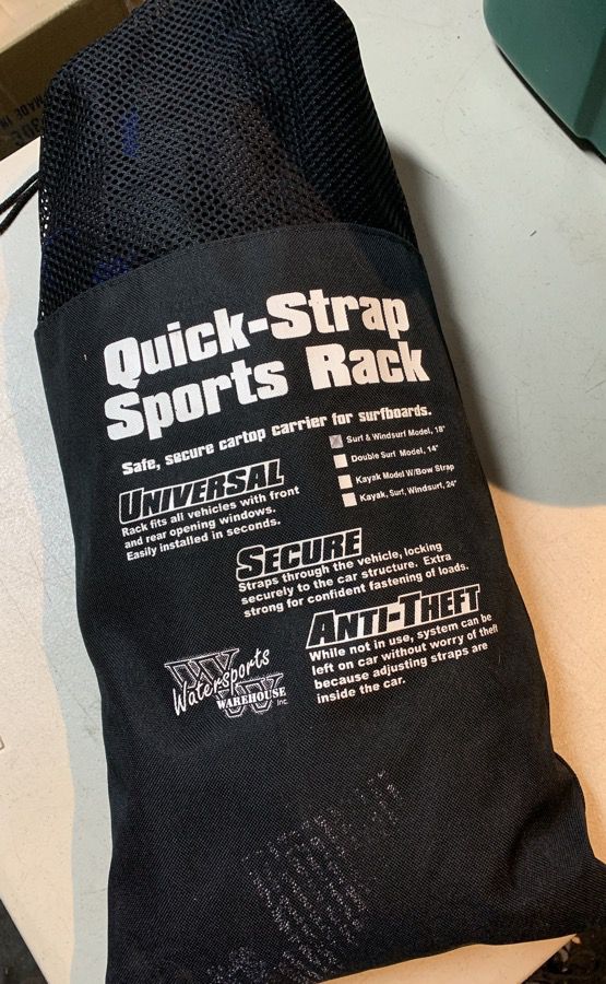 Quick Strap Sports Rack for your Surfboard