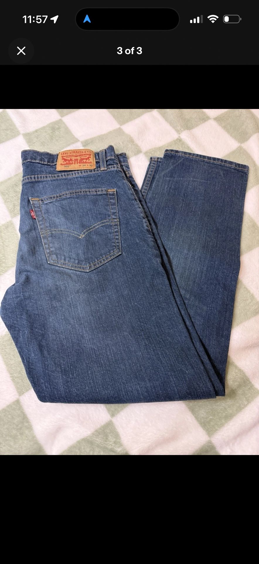 Mens levi’s Size 34x32 