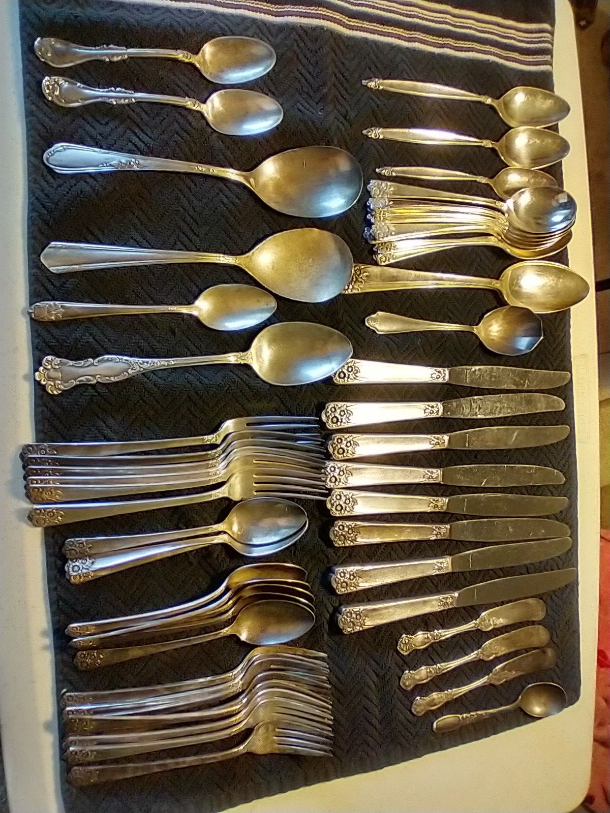 Silver plated silverware vintage
