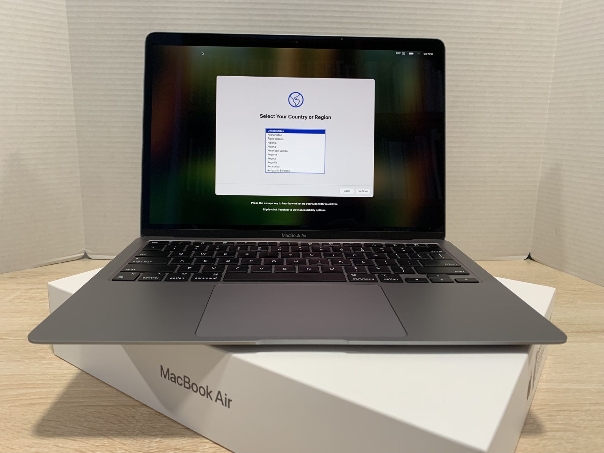 $350, Apple Care+ July 20, 2025, M1/8GB/128GB, 13" MacBook Air 13” (2020)