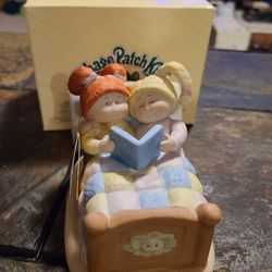 Vintage 1984 Cabbage Patch Kids BEDTIME STORY Porcelain Figurine #5013 NIB