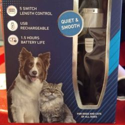 Cordless pet shaver rechargeable new
