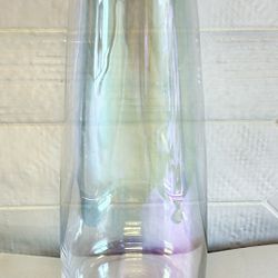New Iridescent Glass Flower Vase
