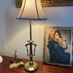 Vintage Brass Sweet Little Lamp 