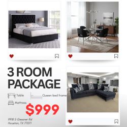 New 3 Room Package Queen 