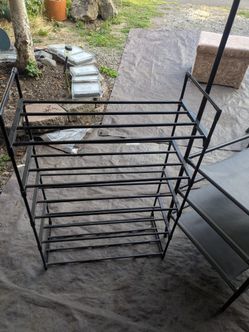 Corner Shelf And Shoe Rack 