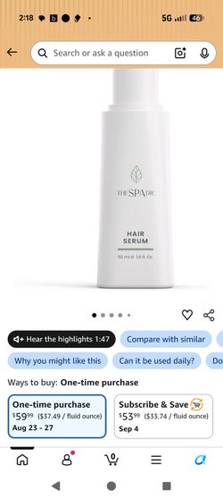 The Spa Dr Hair Serum