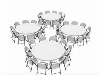 ROUND TABLES 60"