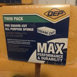 QEP Pro SQUARE-CUT All Purpose Thick Sponges