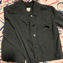 Cute Black Denim Jacket 