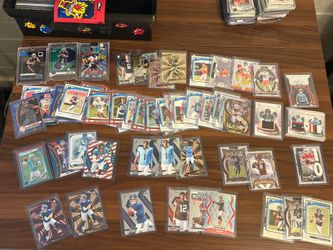 Sports Card Lot + Card Box And Cases