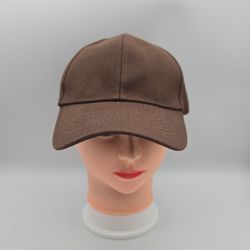 Unbranded Brown Solid Adjustable Hat.  6