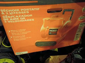Corded Ridgid 3 speed Air mover $$140