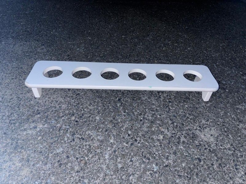 Wooden 6-Candle Holder