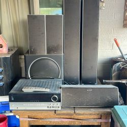 Harmon Karmdon Receiver, Polk Audio Surround Sound