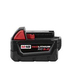 Milwaukee M18 18-Volt 5.0 Ah Lithium-Ion XC Extended Capacity Battery Pack