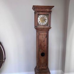 Antique Grandfather Clock From England, Made In 1745