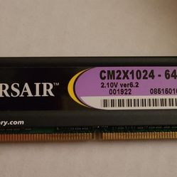 Computer Ram DDR2 Extreme Performance Memory CM2X1024 - 6400C4 800 MHz 1024 MB