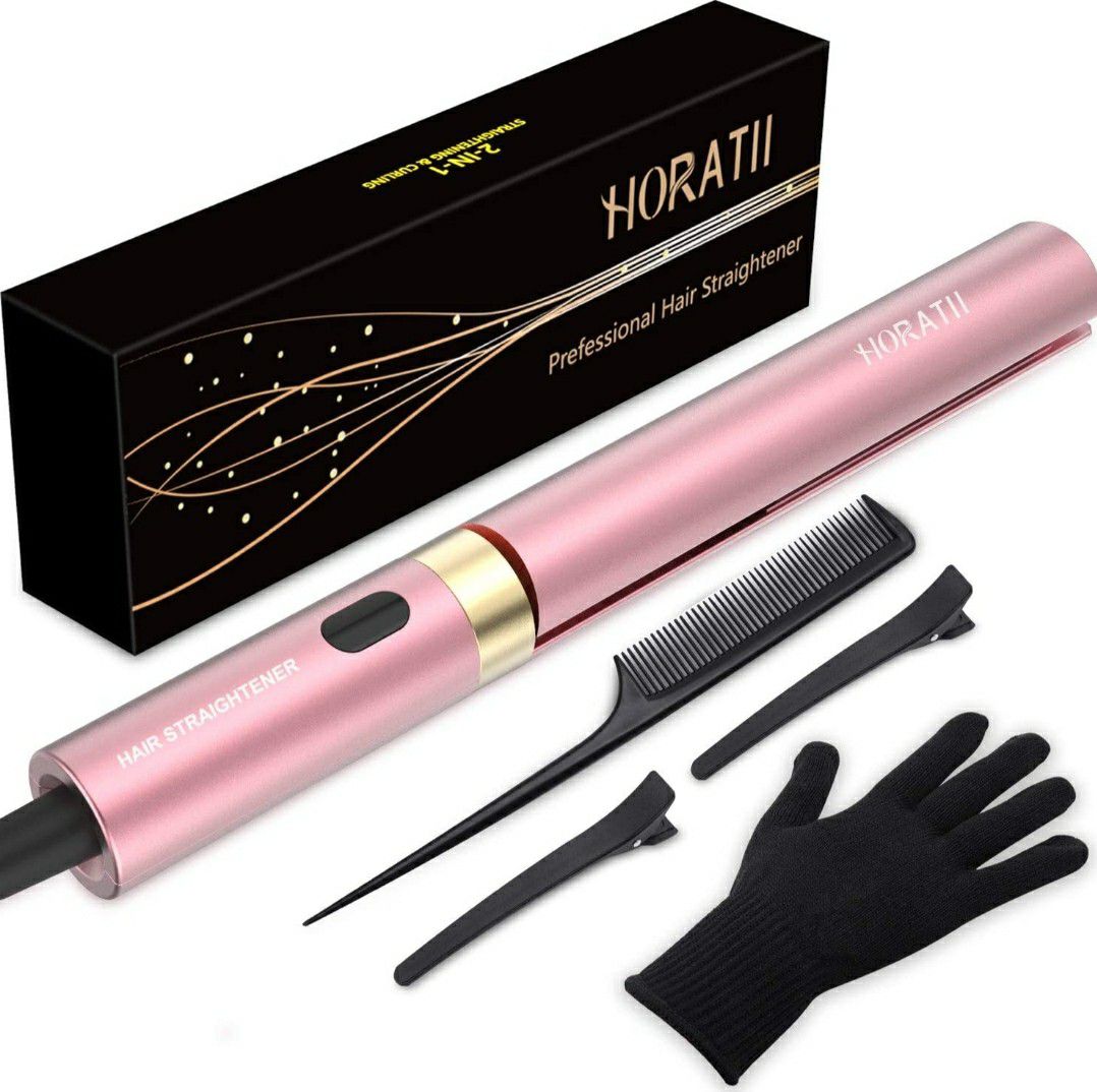 2 in 1 Hair straightener and curling Iron