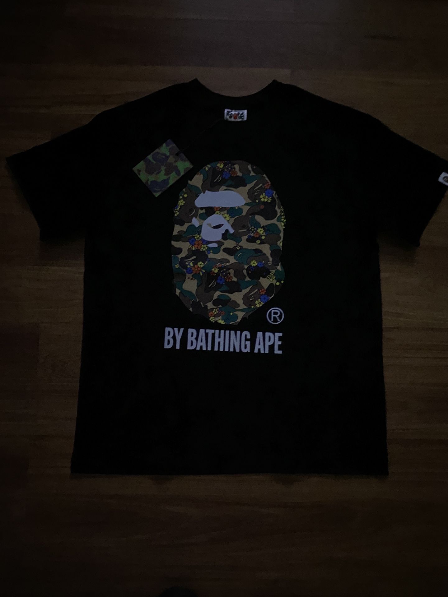 BAPE Camo Shirt Black, Size M