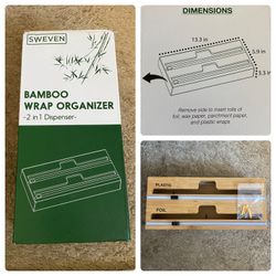 NEW: Bamboo Kitchen Organizer $8