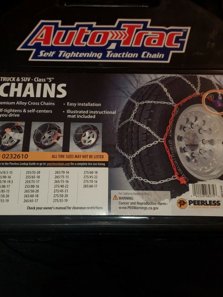 Brand NEW Snow Tire Chains (Truck SUV)