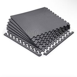 Marcy EVA Foam Interlocking Flooring Mat High Density Non-Slip Tiles for Fitness Equipment, Workout Cushion and Floor Protection