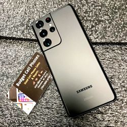 Samsung Galaxy S21 Ultra 5G, 128  GB, Unlocked For All Carriers,  Great Condition $379