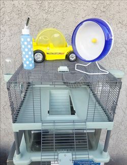 Large Hamster Cage with Accessories – Great Condition - $50