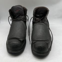 Red Wing Boots 5686 steel  Toe Work Boots Vibram Soles Oil safe guard size 12 2W