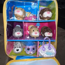 7 zhu zhu pets and bag