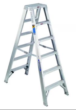 Werner 6 ft. Aluminum Twin Step Ladder