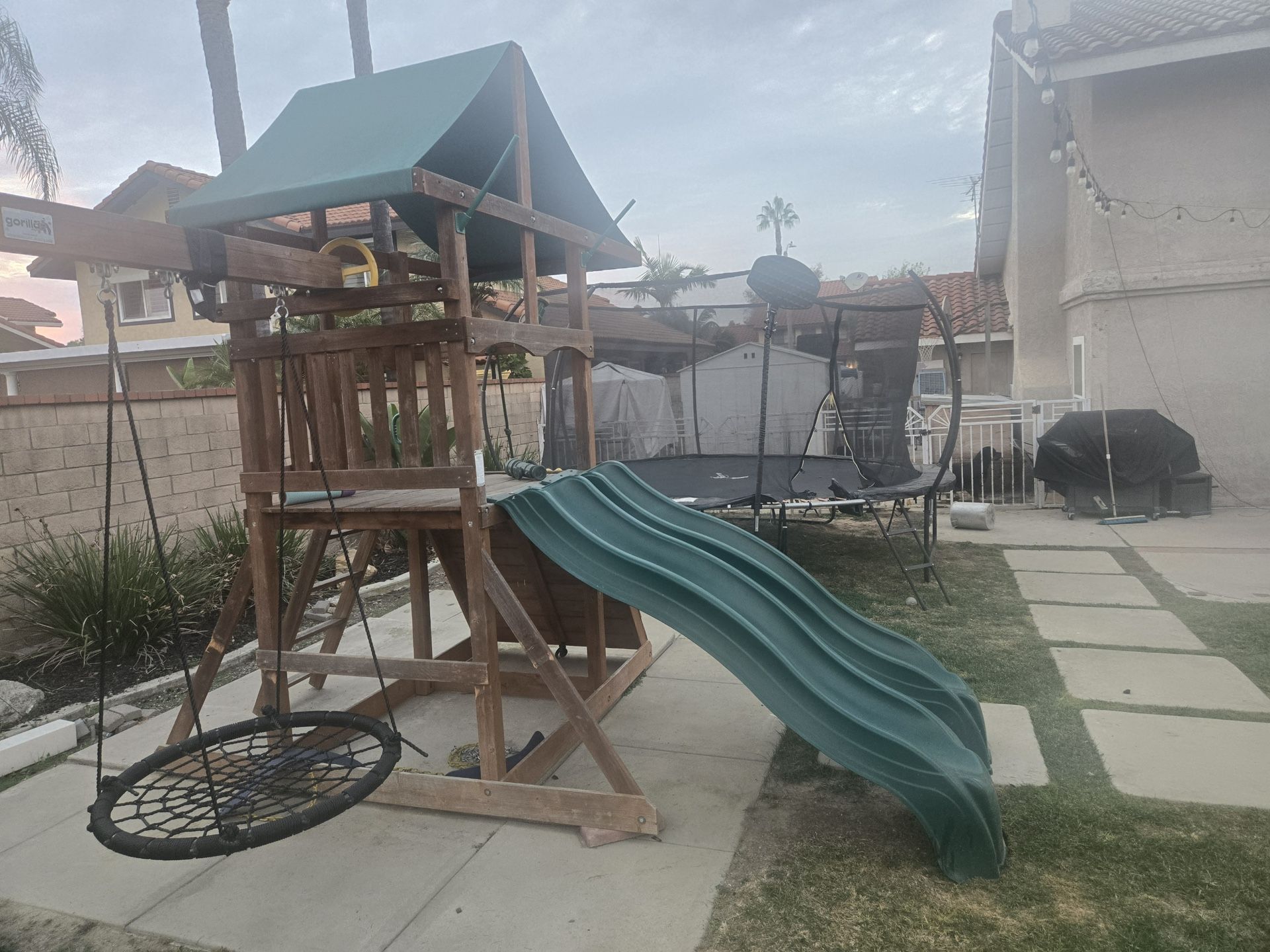 Kids Playground Slide Swing Etc