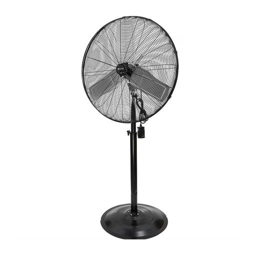 Utilitech 30 inch 3 Speed Indoor and Outdoor Black Oscillating Pedestal Fan