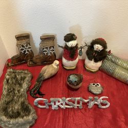 Woodsy Christmas Home Decor Lot - Holiday - Simi Valley 